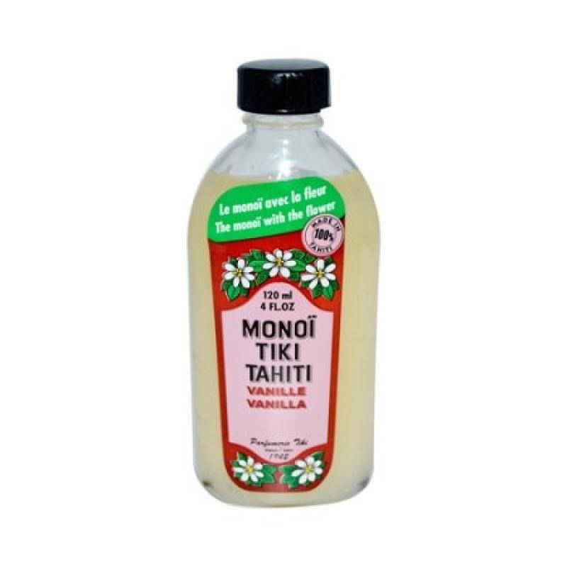 Monoi Tiare Tahiti Coconut Oil Vanilla -- 4 fl oz