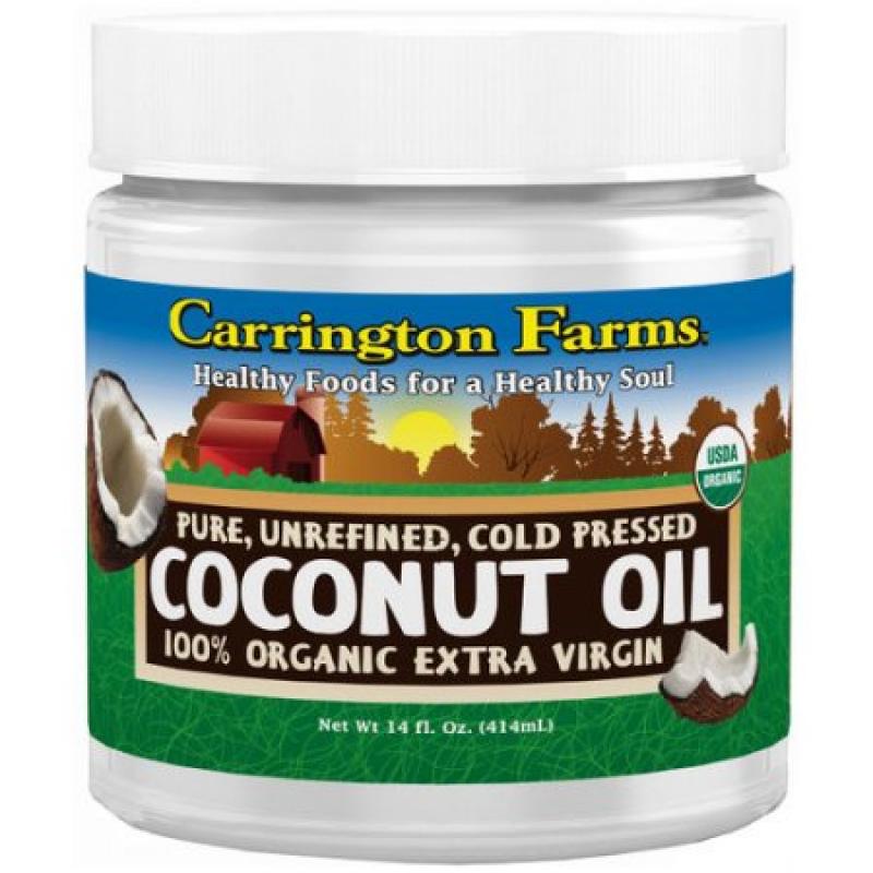 Carrington Farms 100% Organic Extra Virgin Coconut Oil, 14 fl oz