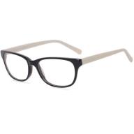 Contour Womens Prescription Glasses, FM14115 Black/Pearl White