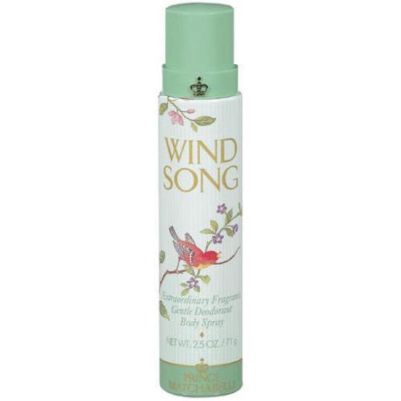 Prince Matchabelli Wind Song Body Spray, 2.5 oz
