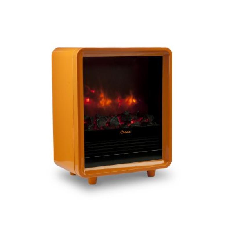 Crane Mini Fireplace Heater, Orange EE-8075 O