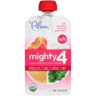 Plum Organics Tots Mighty 4 Kale Strawberry Amaranth & Greek Yogurt Essential Nutrition Blend 4 oz. Pouch
