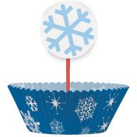 Snowflake Cupcake Kit for 24