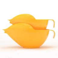 POURfect Spilll Proof Mixing Bowls 1010 - 6 & 8 Cups - Yellow Pepper