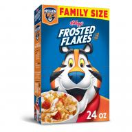 Kellogg&#039;s Frosted Flakes, Breakfast Cereal, Original, Family Size, 24 Oz