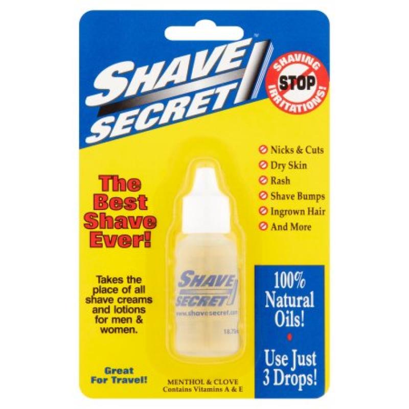 Shave Secret The Best Shave Ever Natural Oils, 18.75 mL