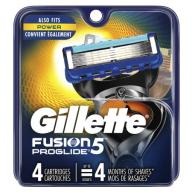 Gillette Fusion Proglide Cartridges - 4 CT