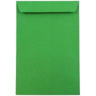 JAM Paper Open End (6" x 9") Envelopes, Brite Hue Green, 10pk