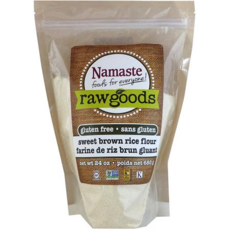 Namaste Foods Raw Goods Gluten Free Sweet Brown Rice Flour, 24 oz