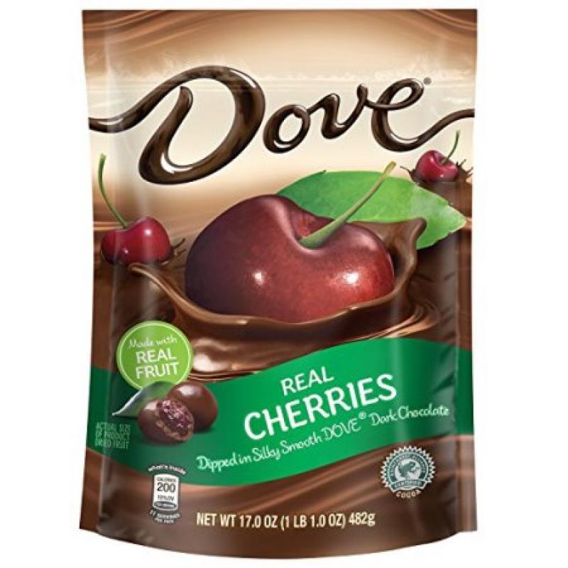 Dove Real Cherries Dark Chocolate, 17.0 OZ