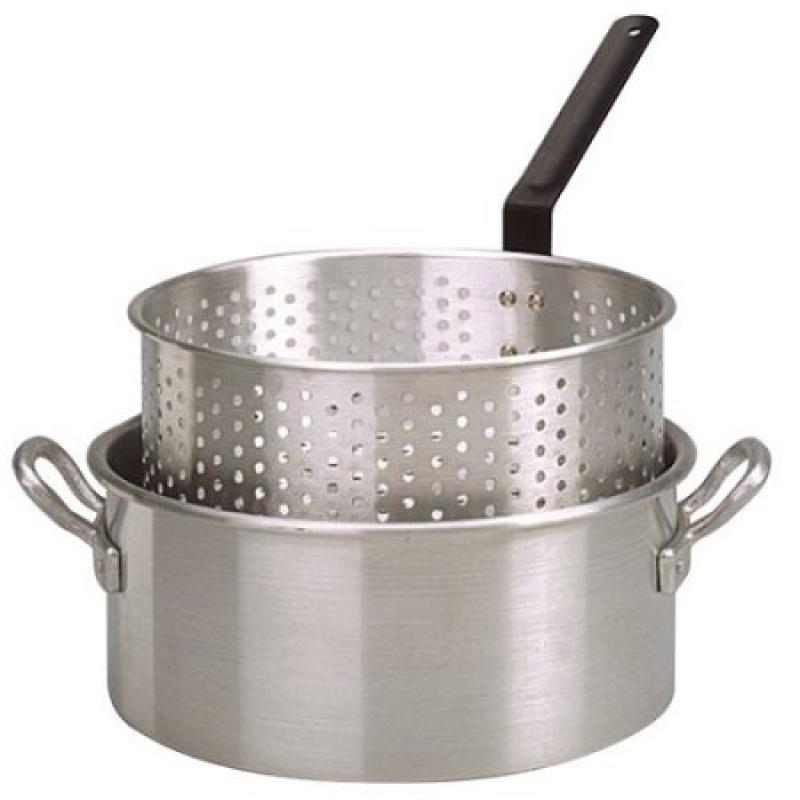 KING KOOKER Model# KK2-10 qt. Aluminum Fry Pan with Basket