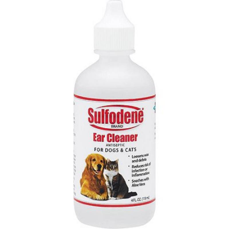 Sulfodene Brand Ear Cleaner for Dogs & Cats, 4 oz