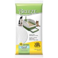 Purina Tidy Cats BREEZE Cat Pads Refill for Multiple Cats 10 ct Pouch