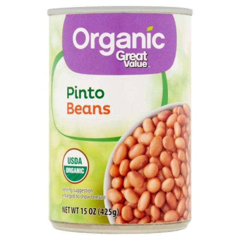 Great Value Organic Pinto Beans, 15 Oz.