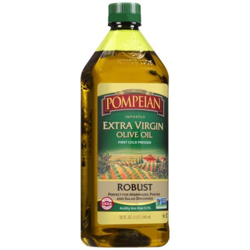 Pompeian® Robust Imported Extra Virgin Olive Oil 32 fl. oz. Plastic Bottle