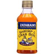 Zatarain&#039;s Garlic & Onion Shrimp & Crab Boil, 8 fl oz