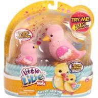 The Barbie Look Moose Toys Little Live Pets S4 Tweet Talking Duck and Baby, Waddle Family