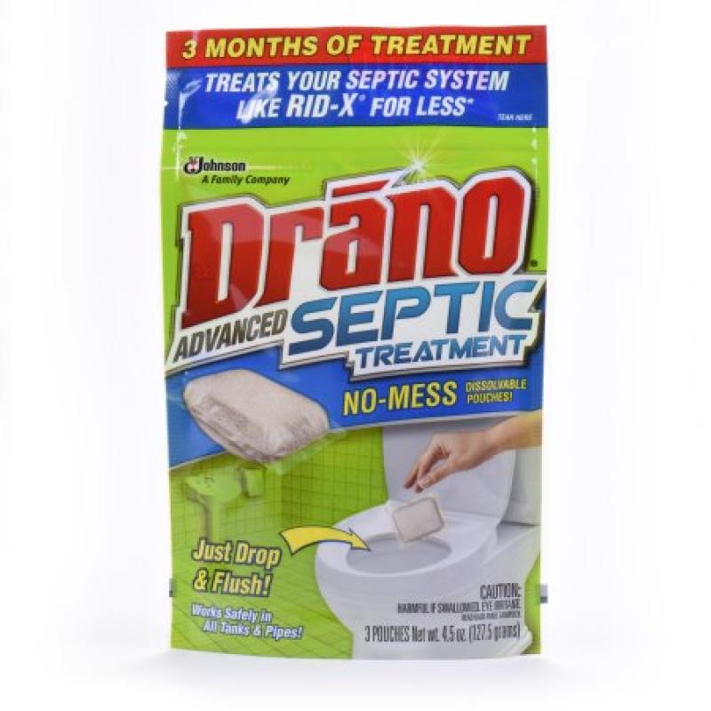 Drano Advanced Septic Treatment 3 count
