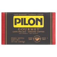 Pilon Espresso Ground Coffee, 10 Ounce -- 24 per case. Cafe Pilon delicious espresso coffee is produced by a unique blend of choice coffee beans that are roasted, ground and vacuum packed, using the most advanced technology that guarantees superb freshnes