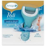 Amope Pedi Perfect Wet & Dry™ Electronic Rechargeable Foot File - Regular Coarse