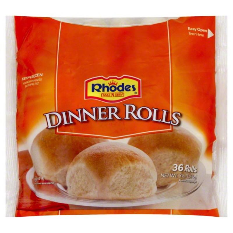Rhodes Bake-N-Serv® Yeast Dinner Rolls 36 ct Bag
