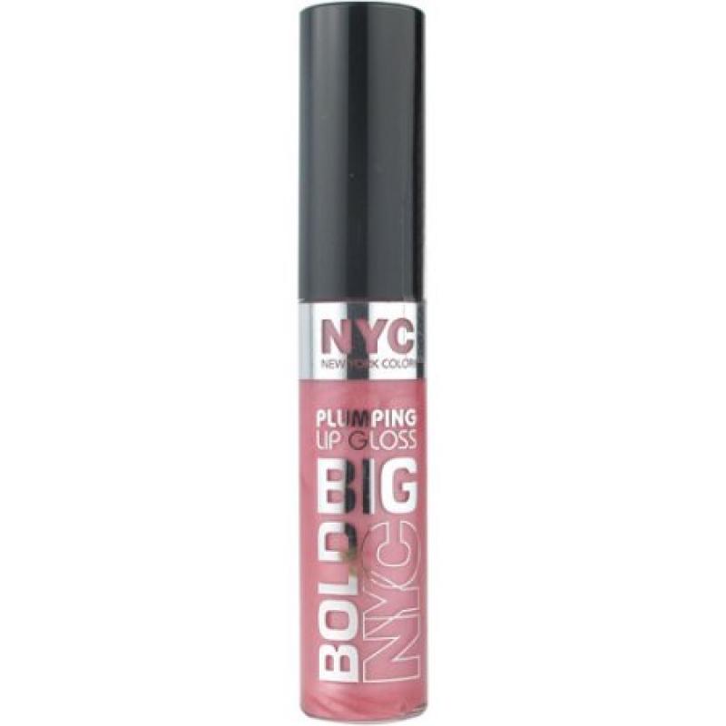 NYC New York Color Big Bold Plumping Lip Gloss, Big City Blush