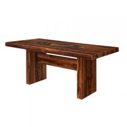 Furniture of America Rosa Dining Table in Natural Wood