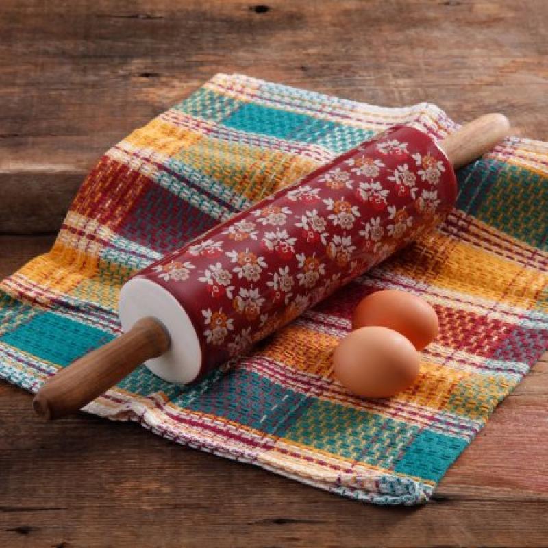 The Pioneer Woman Fall Flowers Rolling Pin