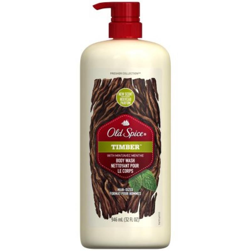 Old Spice Fresher Collection Body Wash, Timber