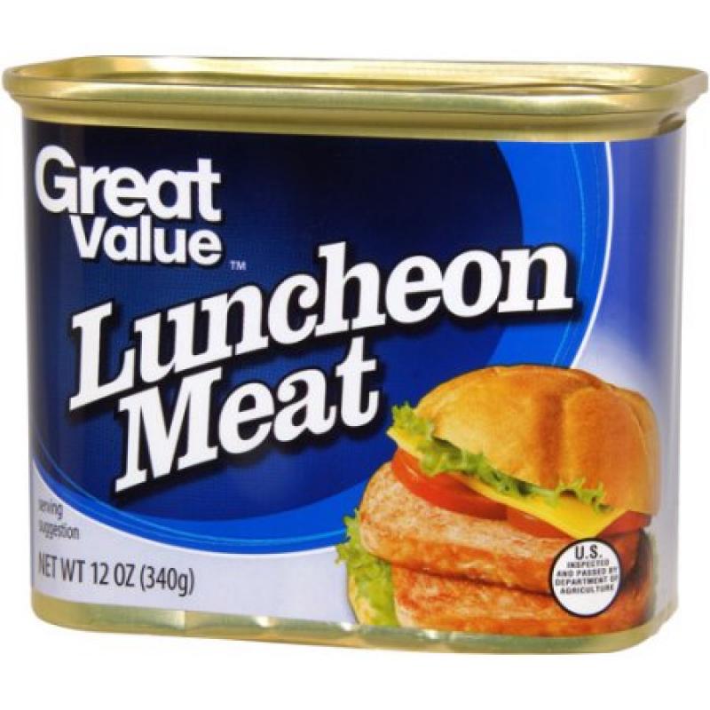 Great Value: Luncheon Meat, 12 Oz