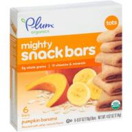 Plum Organics® Mighty 4™ Pumpkin Banana Essential Nutrition Bar 6 ct Bars