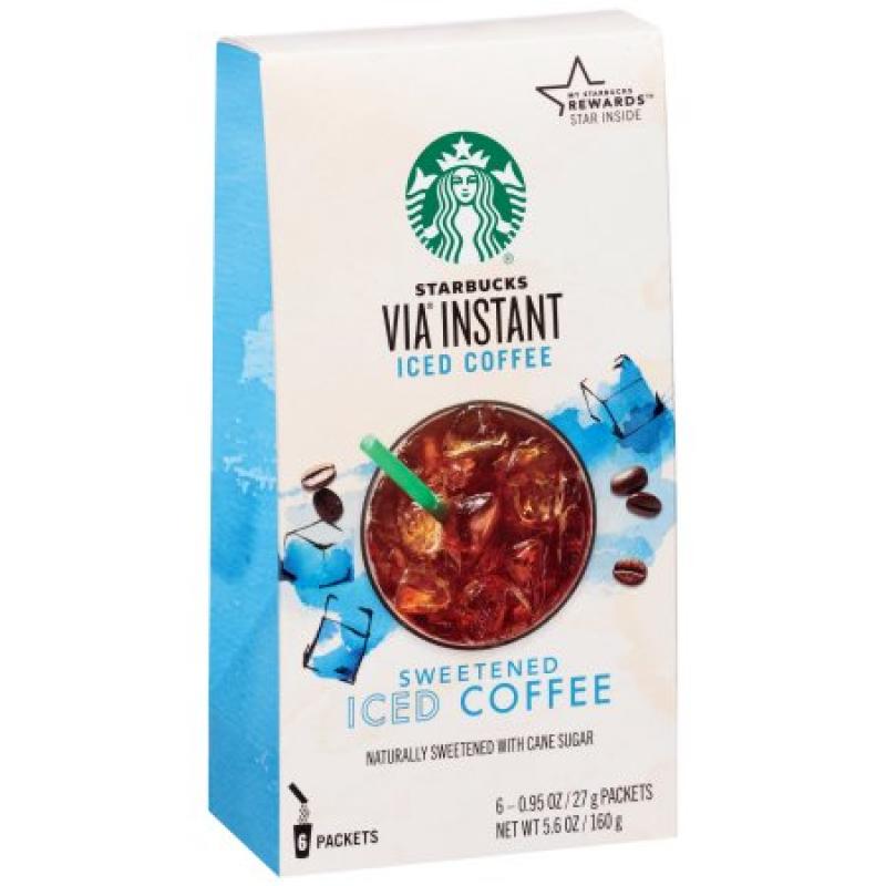 Starbucks® VIA® Instant Sweetened Iced Coffee 6-0.95 Packets