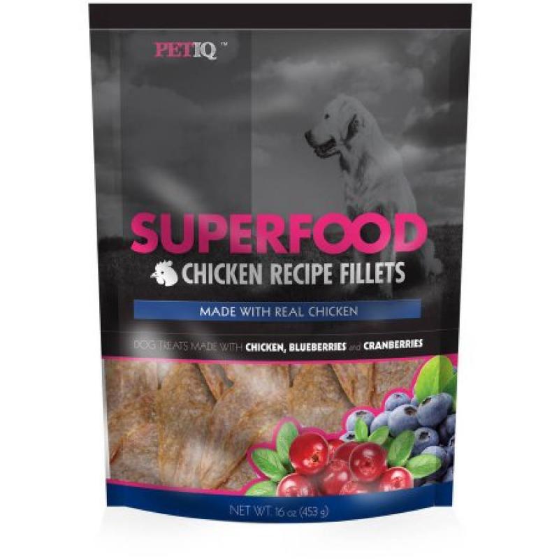 PetIQ Superfood Chick Recipe Fillets with Blueberries and Cranberries