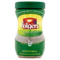 Folgers Instant Coffee Decaf Classic, 8.0 OZ