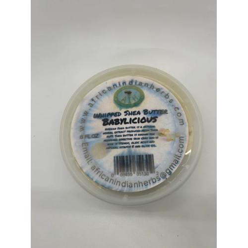 Baby powder whipped shea butter