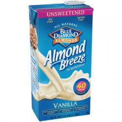 Blue Diamond Almond Breeze Vanilla Almondmilk, 64 fl oz