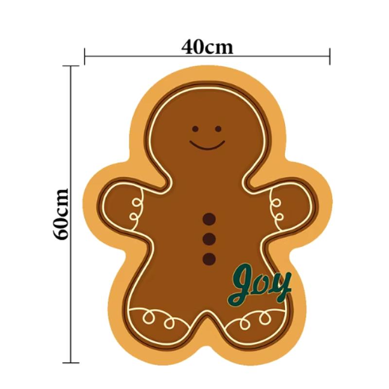 Christmas Decoration Floor Mat Entrance Door Bedroom Bath Toilet Anti Slip Mat Carpet 2025 Merry Christmas Navidad New Year Gift