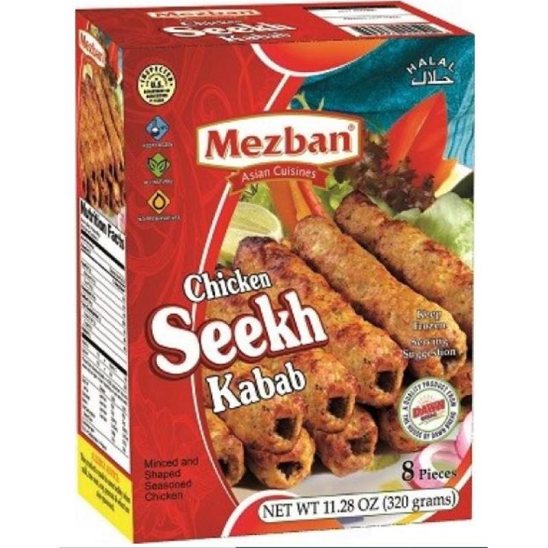 Mezban Beef Seekh Kabab 8 pcs 11.28 oz