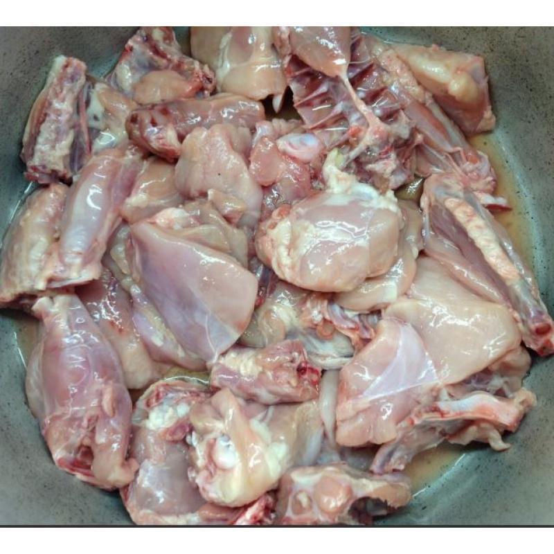 Organic Hand Slaughtered Chicken (Whole with skin cut into pieces)