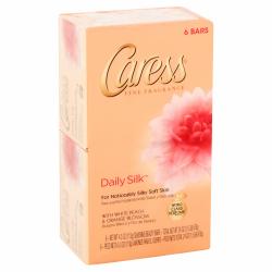 Caress Daily Silk Beauty Bar, 4 oz, 6 Bar