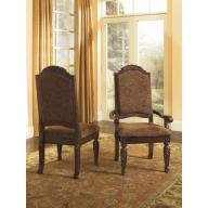 Ashley D553-02A North Shore Dining UPH Arm Chair