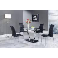 Dining Set 5Pc in Black by Global