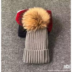 Winter Brand Female Fur Pom Poms hat Winter Hat For Women Girl 's Hat Knitted Beanies Cap Hat Thick Women Skullies Beanies