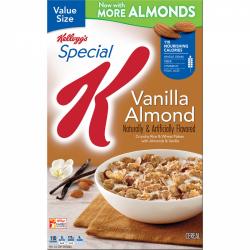 Kellogg's Special K Cereal Vanilla Almond 18oz