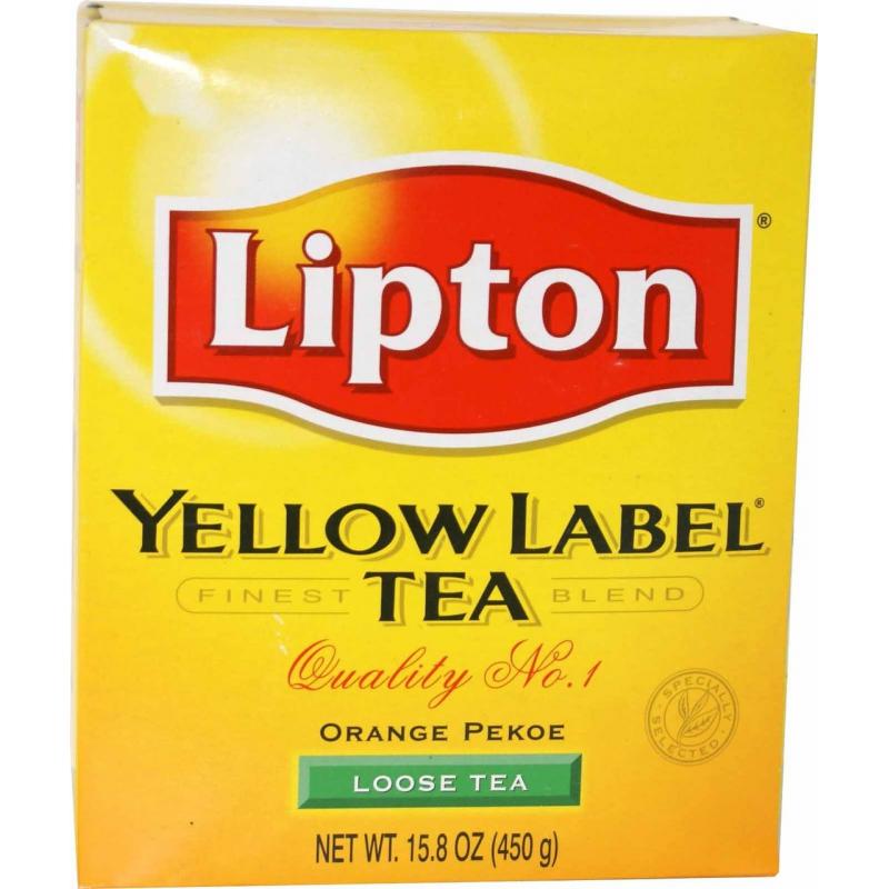 Lipton Yellow Label Orange Pekoe Loose Tea  450 gm)