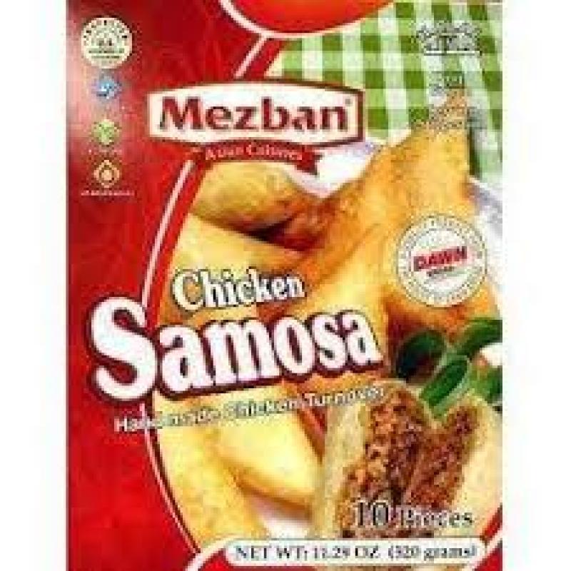 Mezban Chicken Samosas (Halal) -10 Count