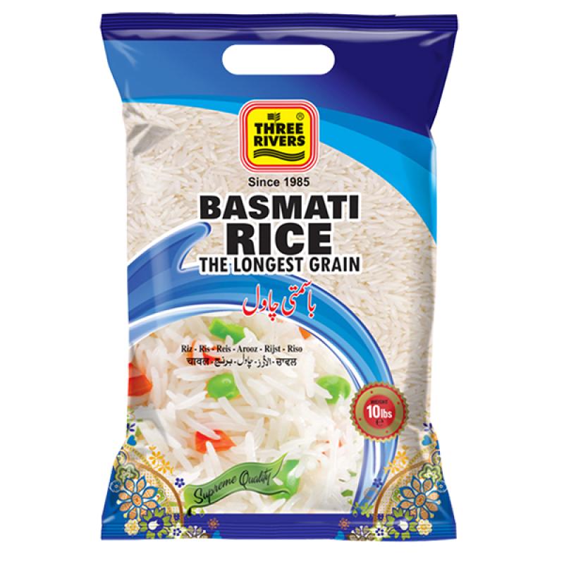Three Rivers Basmati Rice (10 lb x4)