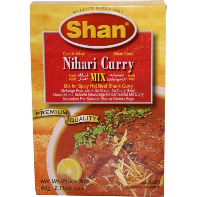 Shan Nihari Masala Curry Mix(Mix for Spicy Hot Beef Shank Curry) 60 Gm