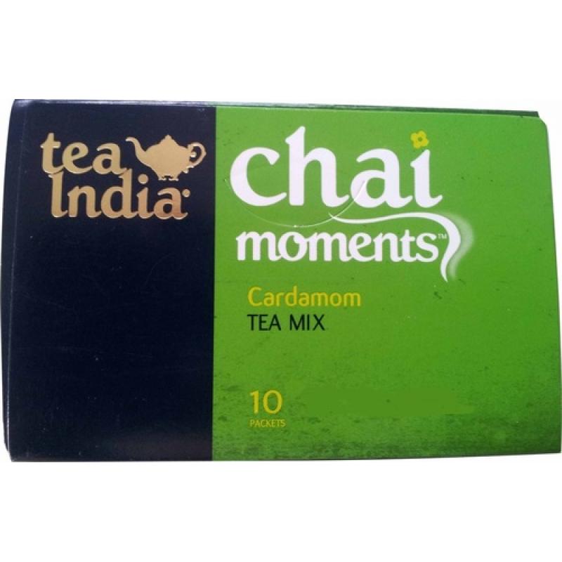 Tea India Chai Moments Cardamom Tea Mix 10 Packets