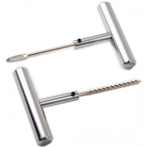 Tubeless Tyre Puncture Repairing Tool Kit Plug Rasper Needle Tire Repair by X-Steel, Hand tools -